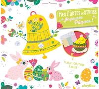 Mes Cartes en Strass Joyeuses Pâques: Plus de 400 strass à coller !
