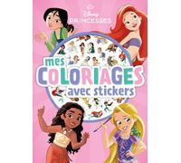 Mes coloriages avec stickers Petites princesses