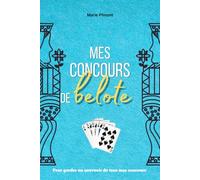 Mes concours de belote: Carnet de suivi à remplir pour joueur de belote, idée cadeaux anniversaire, retraite, Noël