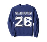 Mes de aceptación de concienciación sobre el Autismo Abril 2026 Use Blue Crew Sudadera