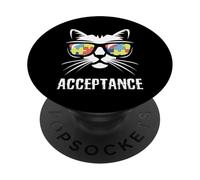 Mes de concienciación sobre el Autismo, aceptación de Gatos PopSockets PopGrip Adhesivo