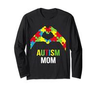 Mes de concienciación sobre el Autismo Mom It's Ok To Be Different Manga Larga