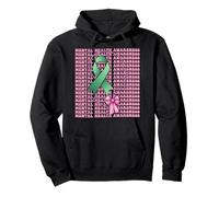 Mes de concienciación sobre la salud mental Chica cinta verde Sudadera con Capucha