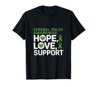 Mes de Concientización de la Parálisis Cerebral Marcha Verde Parálisis Cerebral Camiseta