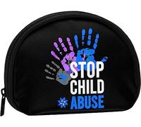 Mes de concientización sobre el abuso Infantil Mujeres y niñas Moda Linda Monedero Monedero Bolsa Cambiar Bolsa Titular de la Llave