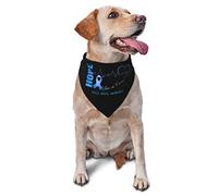 Mes de concientización sobre el abuso Infantil Primavera Perro Bandanas Niño Bulk Cachorro Pañuelo Ajustable Suave Triángulo Baberos Accesorios para Perros pequeños, medianos y Grandes Gatos Blanco