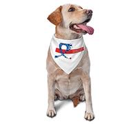 Mes de concientización sobre el cáncer colorrectal Primavera Perro Bandanas Niño Bulk Cachorro Pañuelo Ajustable Suave Triángulo Baberos Accesorios para Perros pequeños medianos Grandes Gatos Blanco