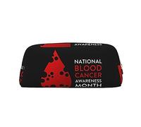 Mes de concientización sobre el cáncer de sangre en septiembre Llevamos estuche de lápices de PVC rojo papelería organizador bolsa bolsa pluma caja portátil lápiz bolsa f, color, 5.0cm*10.5cm*20.5cm, Estuche para lápices
