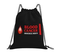Mes De Concientización Sobre El Cáncer De Sangre Unisex Bolsa De Gimnasio Ligera Mochila De Cuerdas Ajustable Mochila Con Cordón Para Acampada Natación Voleibol