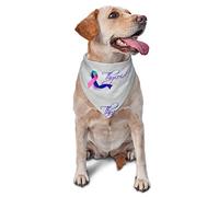 Mes de concientización sobre el cáncer de tiroides Primavera Perro Bandanas Niña Bulk Cachorro Pañuelo Ajustable Suave Triángulo Baberos Accesorios para Cachorros Pequeños Medianos Grandes Gatos