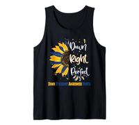 Mes de concientización sobre el síndrome de Down en Octubre Usamos Amarillo Azul Camiseta sin Mangas