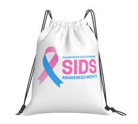 Mes De Concientización Sobre El Síndrome De Muerte Súbita Del Lactante Unisex Bolsa De Gimnasio Impermeable Mochilas Deportiva Casual Bolsa De Deporte Para Voleibol Baloncesto Natación