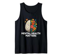 Mes de concientización sobre la Salud Mental Terapeuta Consejero Camiseta sin Mangas