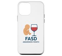 Mes de concientización sobre los trastornos del Espectro alcohólico fetal (FASD) Carcasa para iPhone 12 Mini