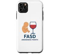 Mes de concientización sobre los trastornos del Espectro alcohólico fetal (FASD) Carcasa para iPhone 11 Pro MAX