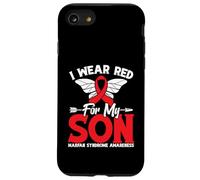 Mes de la Concientización Cinta Roja Mi Hijo Guerrero Síndrome de Carcasa para iPhone SE (2020) / 7 / 8
