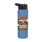 Mes de la Herencia Asiática Americana de las Islas del Pacífico Stainless Steel Insulated Water Bottle