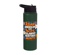 Mes de la Herencia Asiática Americana de las Islas del Pacífico Stainless Steel Insulated Water Bottle
