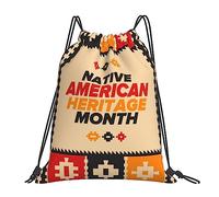 Mes De La Herencia Nativa Americana Unisex Bolsa De Deporte Gran Capacidad Mochilas Deportiva Ligera Bolsa De Gimnasio Para Yoga Baloncesto Playa
