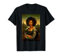 Mes de la historia afroamericana afroamericana negra de Mona Lisa Camiseta