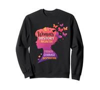 Mes de la Historia de la Mujer Fuerza Coraje Sudadera