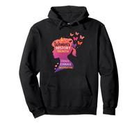 Mes de la Historia de la Mujer Fuerza Coraje Sudadera con Capucha