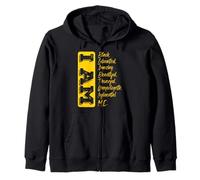 Mes De La Historia De Los Negros Orgullo Africano con Una Sudadera con Capucha