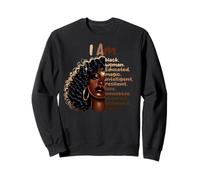 Mes de la Historia Negra de melanina educada en la Mujer Negra Sudadera