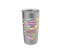 Mes de la historia negra del mismo corazón Melanina afroamericana Vaso térmico de acero inoxidable de doble pared