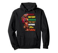 Mes de la Historia Negra en honor al pasado Inspirando Futuro Mujeres Hombres Sudadera con Capucha