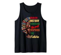 Mes de la Historia Negra en Honor al Pasado Inspirando Futuro Mujeres Niños Camiseta sin Mangas