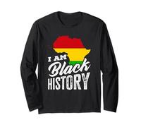 Mes de la Historia Negra I Am Black History Africa Heritage Manga Larga