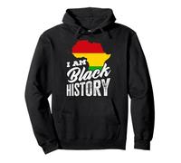 Mes de la Historia Negra I Am Black History Africa Heritage Sudadera con Capucha