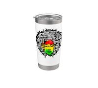Mes de la Historia Negra Juneteenth King Melanin Queen Niños Niñas Vaso térmico de acero inoxidable de doble pared