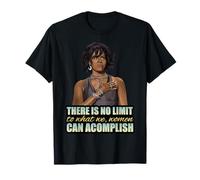 Mes de la Historia Negra Michelle Obama Día del Presidente Mujeres Camiseta