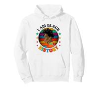 Mes de la Historia Negra Soy Negro Historia Afro Africano Negro Sudadera con Capucha