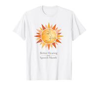 Mes de la Mejor audición y el Habla SLP Acuarela Sun Camiseta