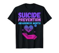 Mes de la Prevención del Suicidio Hombres, Mujeres, Niños, Niñas Camiseta gráfica económica