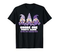 Mes de los Cuidadores Familiares Gnomo Uno Lucha Solo Camiseta