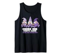 Mes de los Cuidadores Familiares Gnomo Uno Lucha Solo Camiseta sin Mangas