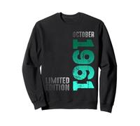 Mes De Octubre 1961 Año 1961 Retro 1961 Vintage 1961 Sudadera