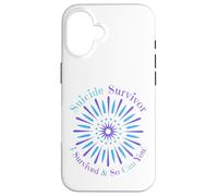 Mes de prevención de concienciación sobre sobrevivientes del Suicidio Mamá Papá Niño Amor Carcasa para iPhone 16