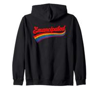 Mes del Orgullo Emancipación Emancipado LGBTQ+ Sudadera con Capucha