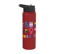 Mes del Orgullo Gay LGBTQ La igualdad no perjudica a nadie Stainless Steel Insulated Water Bottle