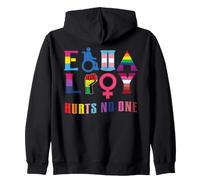 Mes del Orgullo Gay LGBTQ La Igualdad no perjudica a Nadie Sudadera con Capucha