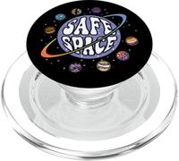 Mes del Orgullo LGBT Espacio Seguro Planeta Arco Iris PopSockets PopGrip para MagSafe