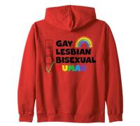 Mes del orgullo LGBTQ del amor humano - Lindo arco iris empoderador LGBT Sudadera con Capucha