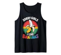 Mes del Orgullo LGBTQ Gay | Lo siento Chicas Me gusta Banana Orgullo Gay Camiseta sin Mangas