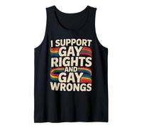 Mes del Orgullo LGBTQ Gay | Soporte Divertido Derechos Gay Gay Errores Camiseta sin Mangas