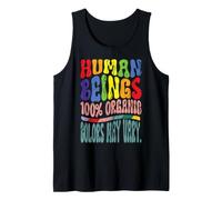 Mes del Orgullo, Seres Humanos, 100% orgánico, Derechos Camiseta sin Mangas